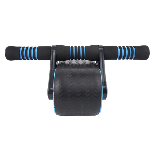 Springback Wheels Roller Domestic Abdominal Exerciser Push Up Training Mute Fitness Equipment Blue