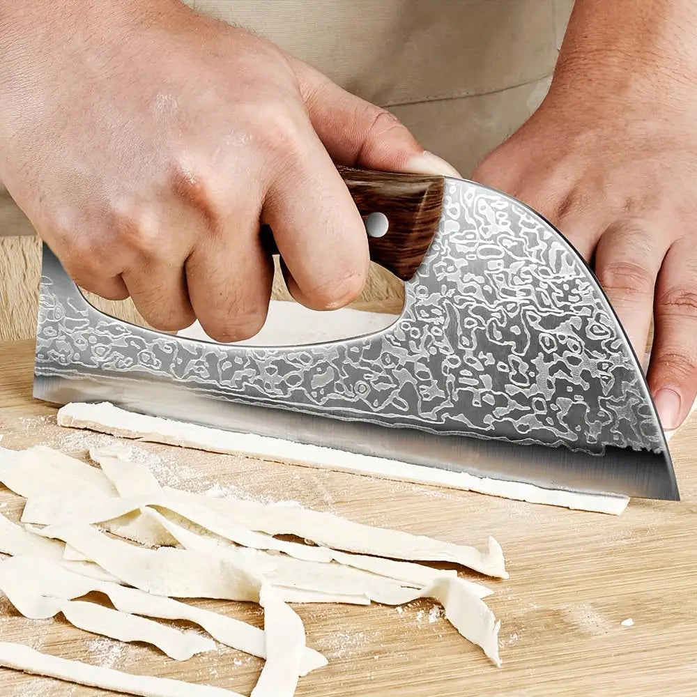 PLYS Kitchen Slicing Knife Set Sharp High Carbon Stainless Steel Cleaver Knife Multi Functional Chef's Knife