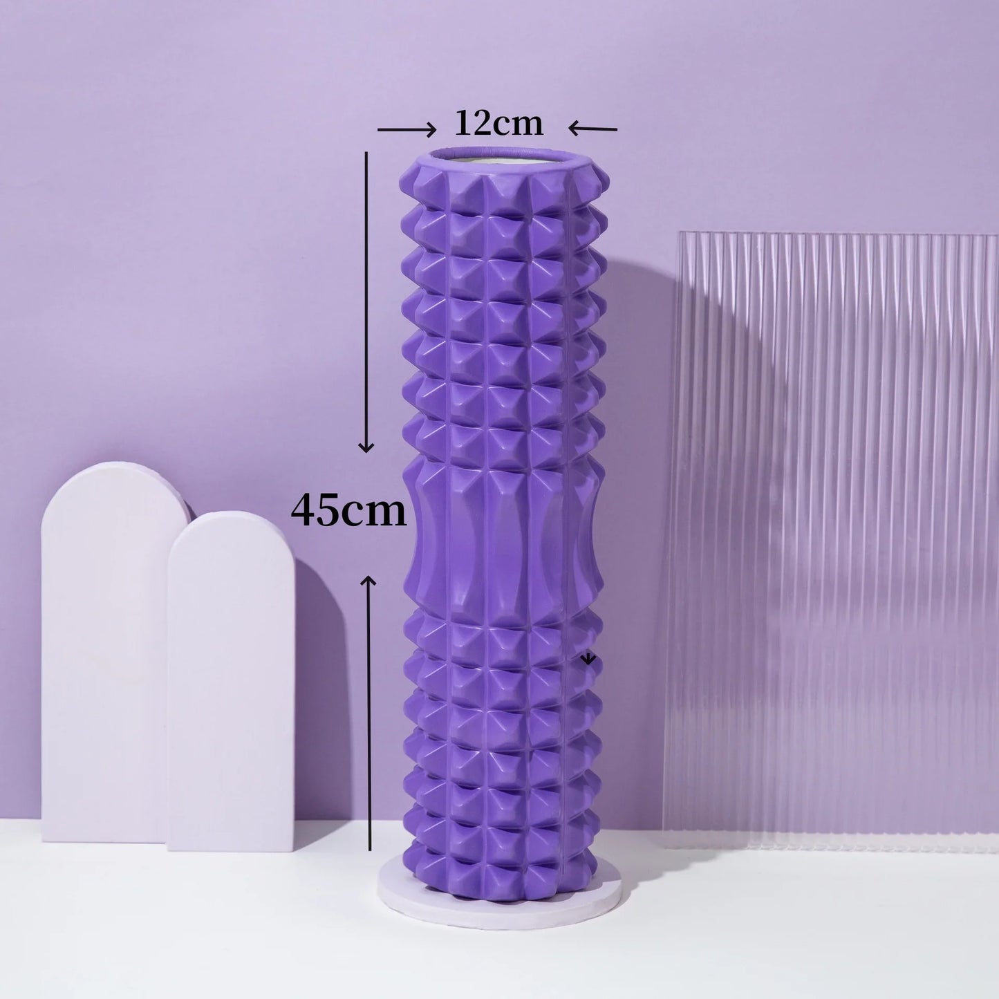 XMSJH Multifunctional MyofascialRelease YogaBack Roller Foam Roller for Muscle Relaxation