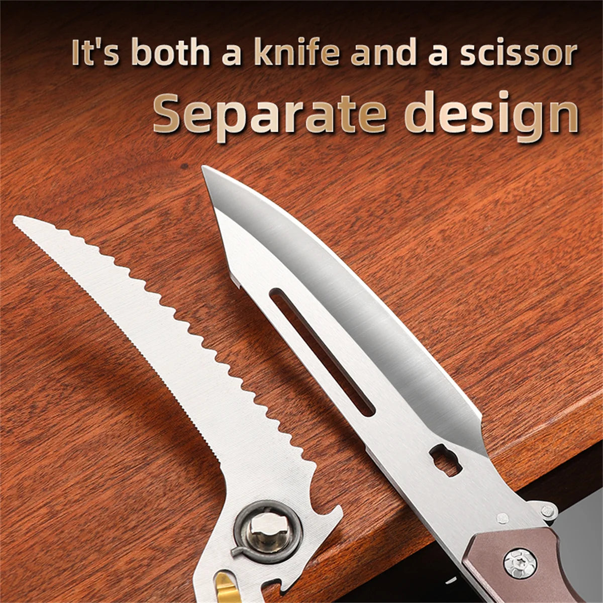 Heavy Duty Poultry Shears Kitchen Scissors for Chicken and Meat Cutting Stainless Steel Food Shears