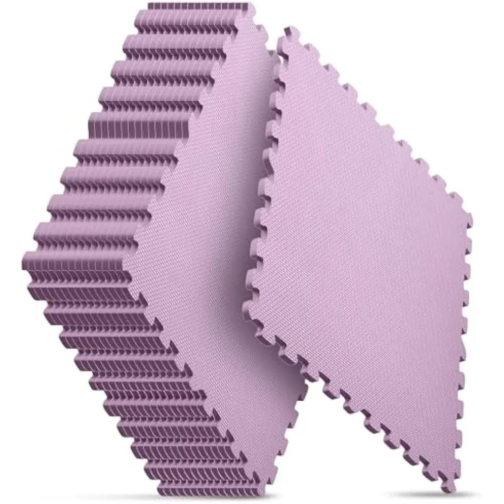 24 Inch x 24 Inch x ½ Inch 16 Tiles Home Gym Mat Puzzle Exercise Mat EVA Interlocking Foam Floor Tiles for Home Workout