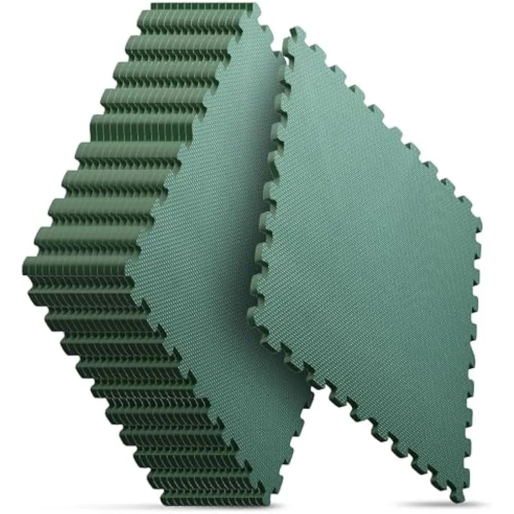 24 Inch x 24 Inch x ½ Inch 16 Tiles Home Gym Mat Puzzle Exercise Mat EVA Interlocking Foam Floor Tiles for Home Workout