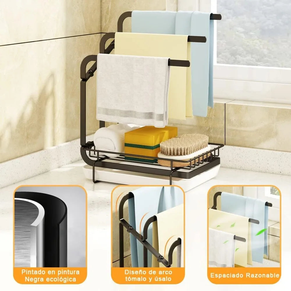 Hign-concerned Kitchen Sink Sponge Holder Drainage Tray