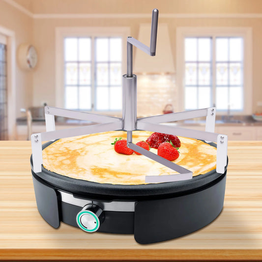 Hign-concerned Pancake Maker Crepe Machine Stainless Steel Construction Kitchen Tool