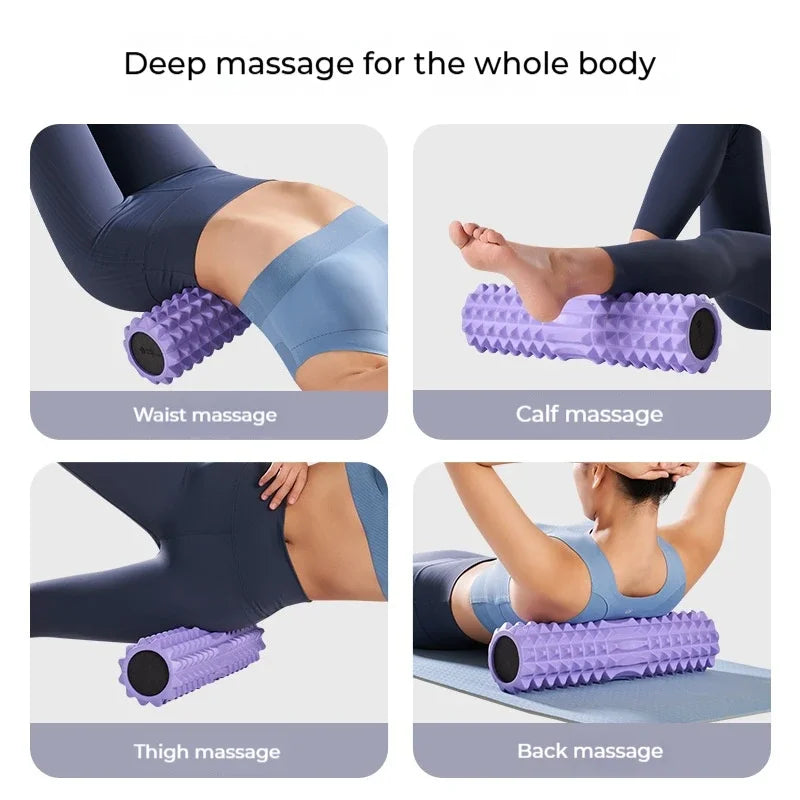 XMSJH Multifunctional MyofascialRelease YogaBack Roller Foam Roller for Muscle Relaxation