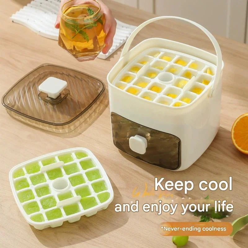 48 Ice Cube Maker With Easy Press Lid