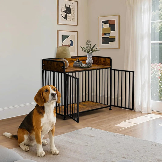 Hign-concerned Chemical Dog Crate End Table Kennel Pro
