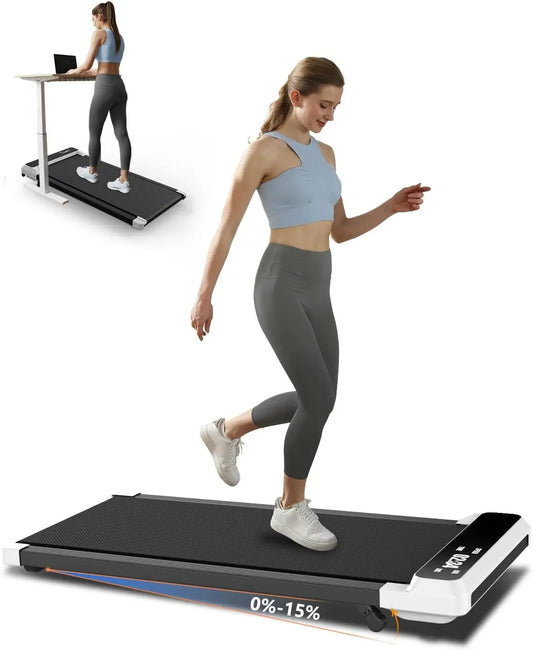Walking Pad 2 In 1 For Walking And Jogging Under Desk Treadmill For Home Office With Remote Control Portable Walking Pad Tread